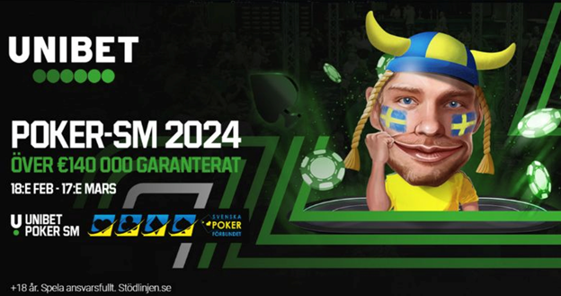 Poker-SM Online 2024 Unibet Svenska Pokerförbundet
